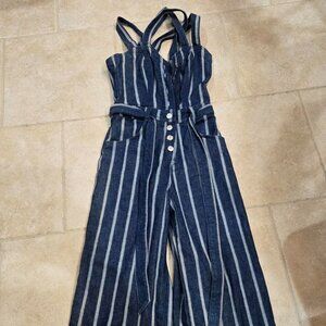 7 For All Mankind Denim Jumpsuit